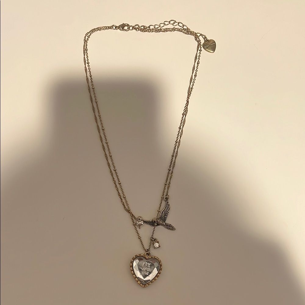 Silver Heart Pendant Necklace